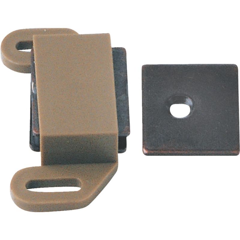 Photo 1 of 4 PACK - Laurey Catches (LY4401) Tan Plastic Magnetic Catch