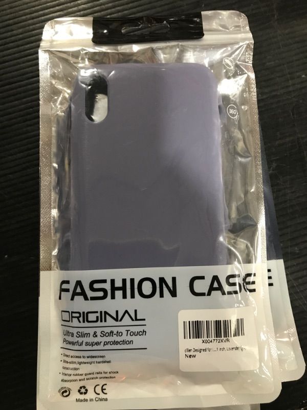 Photo 1 of iPhone XR Case Light Purple.