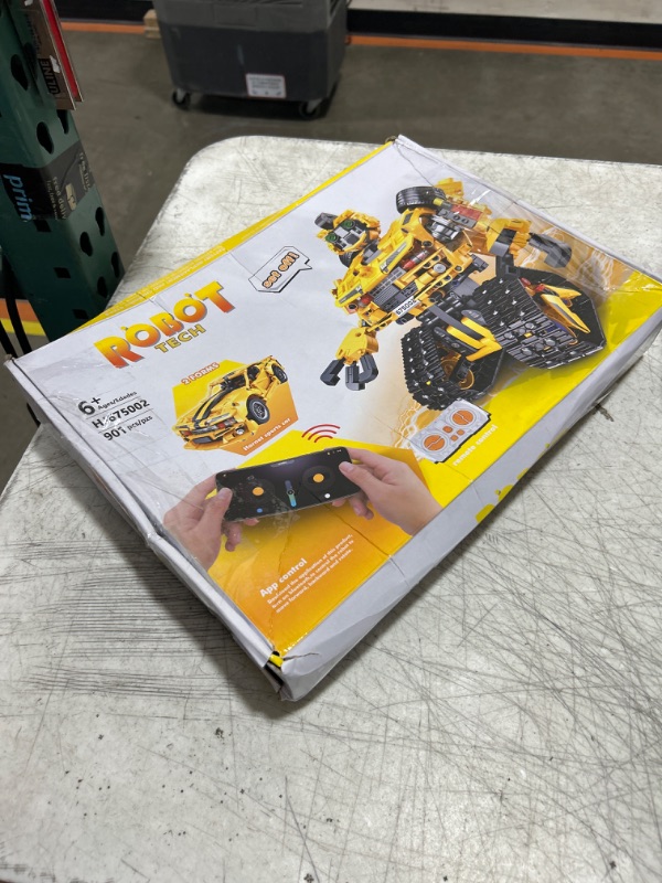 Photo 1 of 2-in-1 Build a Robot Kit,901 Pieces Remote & APP Controlled Robot & Car,Robotic Transformers Toys STEM Projects for Kids Ages 8 9 10 11 12+