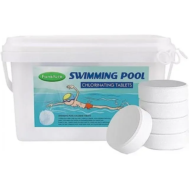 Photo 1 of 3-Inch Swimming Pool Chlorinating Tablets, 5 LB individual Pack
