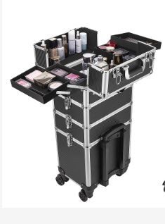 Photo 1 of VIVOHOME 4 In 1 Professional Makeup Train Case with Wheels