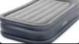 Photo 1 of Intex Dura-Beam Standard Series Deluxe Pillow Rest Raised Airbed with Internal Pump, Queen Grey Airbed Queen Deluxe
