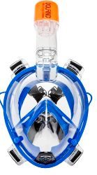 Photo 1 of Dolfino Pro DPM17478SBLC Frontier Full-Face Snorkeling Mask - Small/Medium, Blue