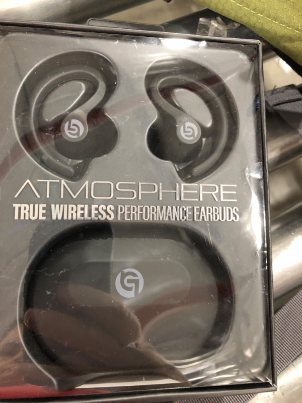 Photo 2 of Lifestyle Advanced Atmosphere True Wireless Performance Bluetooth Earbuds (BLack)