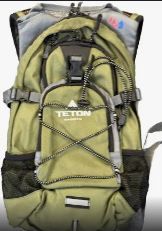 Photo 1 of Teton Sports Green Back Bladder Ready No Bladder Included. Rain Cover