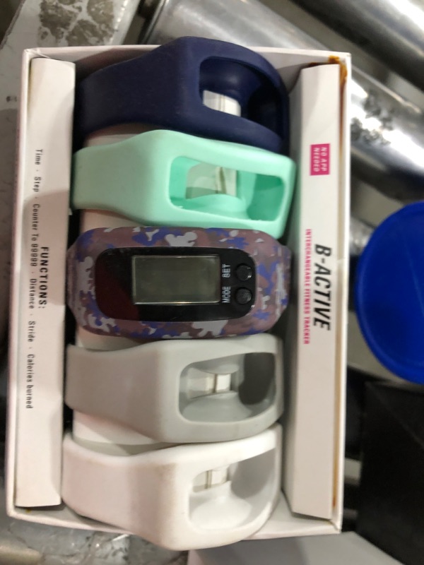 Photo 1 of B Active Interchangeable Fitness Tracker (Set of 5)