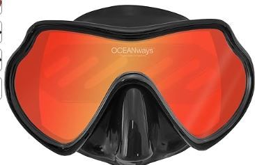 Photo 1 of Oceanways SuperView-HD Mask - Black Silicone