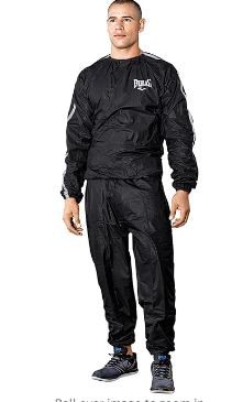 Photo 1 of Everlast P00000439 FIT EVA Sauna Suit Black/Grey XL/XXL