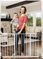 Photo 1 of Regalo Easy Step Walk Thru Gate and Easy Open 50 Inch Super Wide Walk Thru Gate