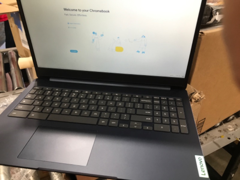 Photo 2 of Lenovo 3i Chromebook Laptop - 15.6 Inch Full HD Lenovo Laptop - 8GB Memory - 64GB Storage - Intel Celeron N4500 – 2023 model 8GB - 64GB