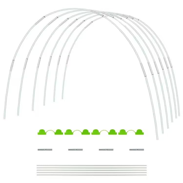 Photo 1 of Senwow Garden Greenhouse Hoops, Garden Hoops for Raised Beds, Rust-Free Support Hoops Frame for Garden Fabric, DIY Plant Support Garden Stakes, 50PCS