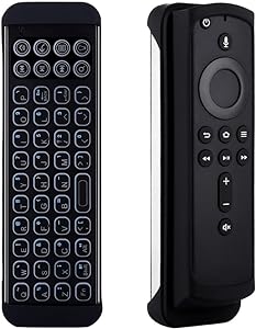 Photo 1 of iPazzPort Mini Bluetooth Wireless Keyboard Remote with Backlit for Smart TVs Stick 4k, Fire Cube, Smart TVs 3rd Gen,KP-30BR 