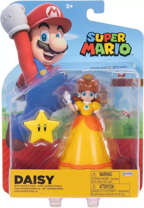 Photo 1 of World of Nintendo Super Mario Daisy Action Figure [with Super Star]
