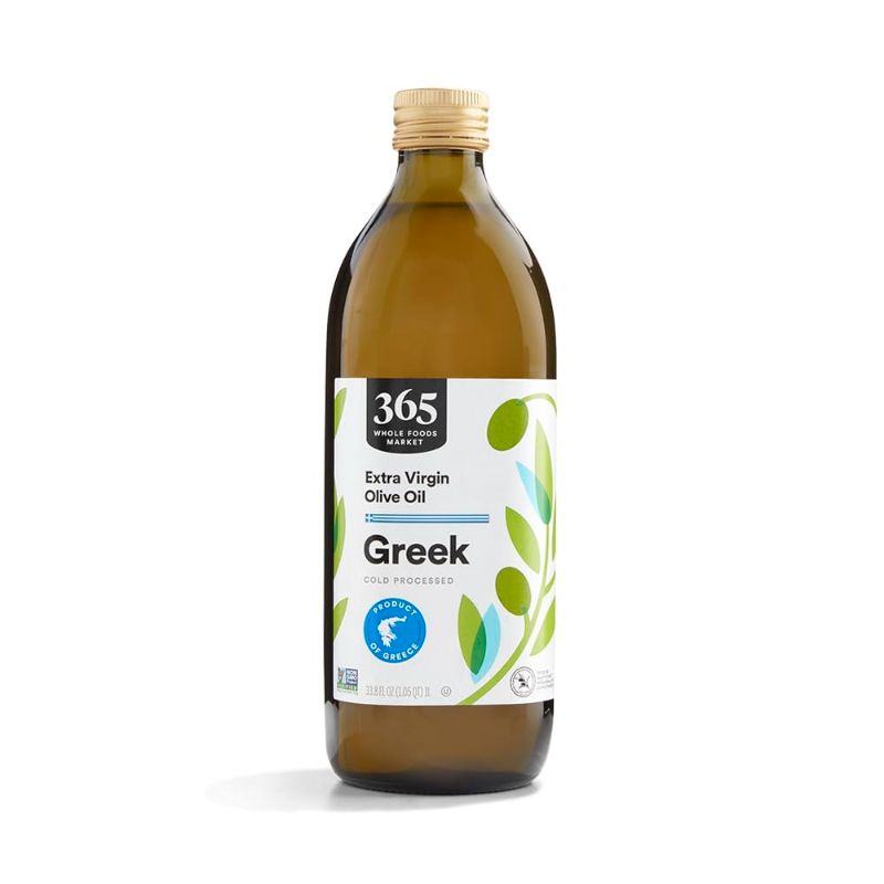 Photo 1 of 365 by Whole Foods Market, Greek Extra Virgin Olive Oil, 33.8 Fl Oz Greek 33.8 Fl Oz (Pack of 1)
BEST BY: 08/24/2024