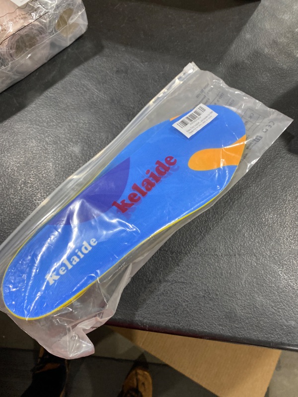 Photo 2 of Orthotics Arch Support Work Insoles - Gel Shoe Inserts for Plantar Fasciitis, Heel Pain, Heel Spur, and Foot Fatigue Relief - Insoles for Standing All Day Blue L (Men 11-12.5/Women 12-13.5)