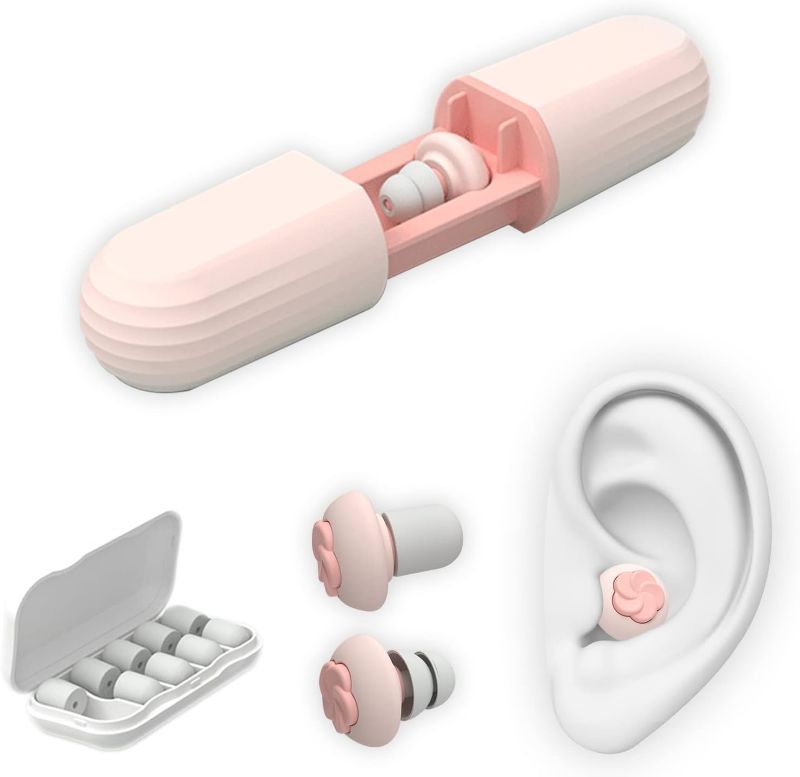 Photo 1 of Fancemot Sleeping Noise Cancelling Ear Plugs For Women, Women Silicone Reduction Ear Plugs, Hearing Protection Earplugs For Sleeping, Motorcycle, Work
