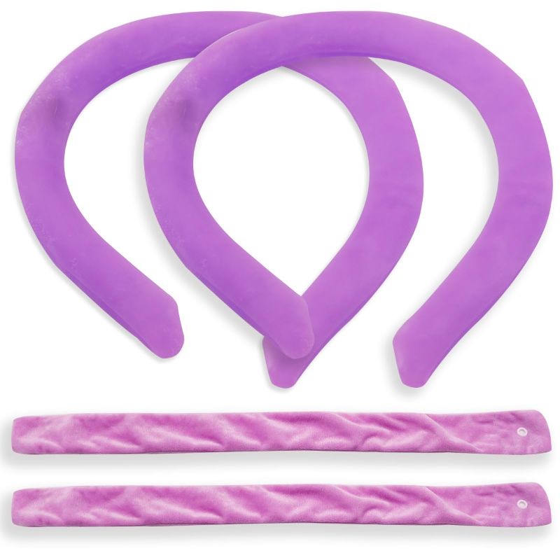 Photo 1 of Neck Hot Tube, Wearable Hot Neck Wraps For Winter, Keep You Warm Throughout The Winter - Suitable For Cold Weather, Providing Warmth - Reusable And Hands-Free Hot Collar (Purple) 2 Pcs 6*6 Inch 2.0
