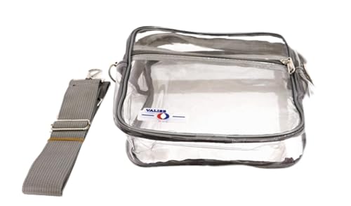 Photo 1 of TSA & Stadium Compliant Clear Crossbody Shoulder Bag- Unisex Shoulder Bag with Adjustable Belt- Good for Beach, Pool, Arenas, Concerts, Travel, Amusem
