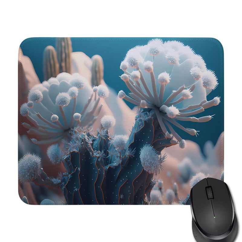 Photo 1 of 2 PACK RSRXEDL Premium-Textured Mouse Mat, Non-Slip Rubber Base Mouse Pad for Laptop? 10.2 x 8. 3in Mouse Pad (Snowflake)