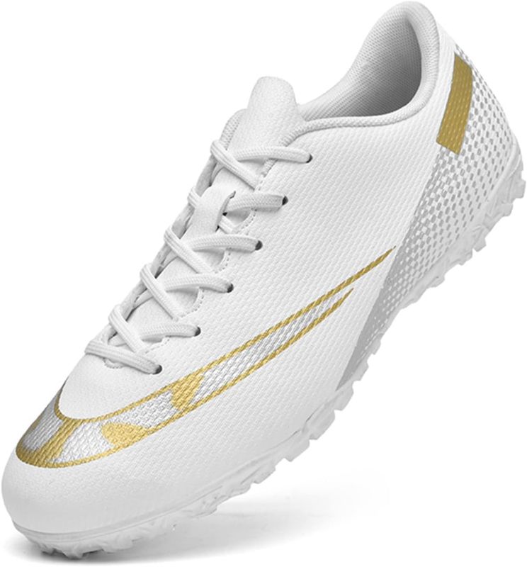 Photo 1 of HaloTeam Men's Soccer Shoes Cleats Professional High-Top Breathable Athletic Football Boots for Outdoor Indoor TF/AG  -SIZE 45

