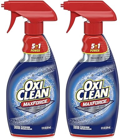 Photo 1 of OxiClean Max Force 5 in 1 Power Laundry Stain Remover Spray, 12 oz - 2 PK
