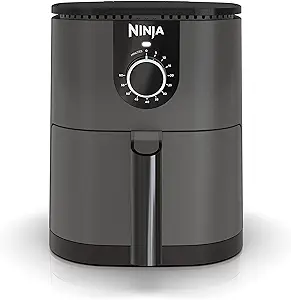 Photo 1 of Ninja AF080 Mini Air Fryer, 2 Quarts Capacity, Compact, Nonstick, with Quick Set Timer, Grey 
