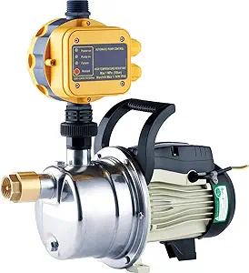 Photo 1 of TDRFORCE 3/4 HP Water Pressure Booster Pump 110V Inline Water Transfer Pump Automatic Self Priming Irrigation Pump Shallow Well Jet Pump Household Booster Pump
