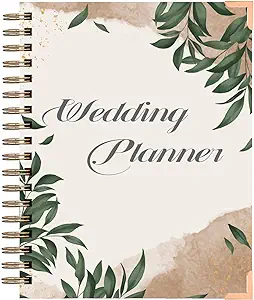 Photo 1 of Wedding Planner Book and Organizer for the Bride - Wedding Planner, Wedding Planner Book Unique Engagement Gift for Newly Engaged Couples - Hardcover Wedding Organizer for the Bride 11" x 9" 