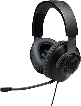 Photo 1 of JBL Quantum 100 - Wired Over-Ear Gaming Headphones - Black, Large
