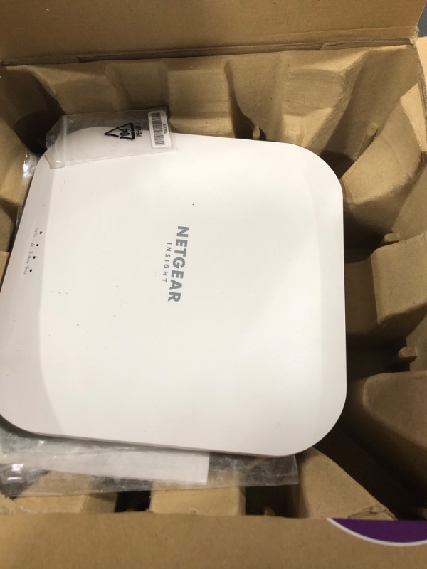 Photo 2 of NETGEAR Cloud Managed Wireless Access Point (WAX605) - WiFi 6 Dual-Band AX3000 Speed | Up to 256 Client Devices | 802.11ax | Insight Remote Management | PoE Powered or AC Adapter (not Included)