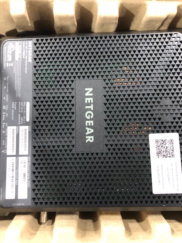Photo 3 of NETGEAR Nighthawk Cable Modem WiFi Router Combo C7000-Compatible with Cable Providers Including Xfinity by Comcast, Spectrum, Cox for Cable Plans Up to 600Mbps | AC1900 WiFi Speed | DOCSIS 3.0 600Mbps Max Download | WiFi AC1900