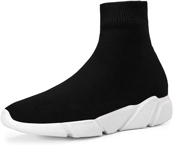 Photo 1 of SUNROLAN Fashion Sneakers for Women and Men Lightweight Athletic Running Shoes Breathable Walking Sock Shoes / SIZE 45