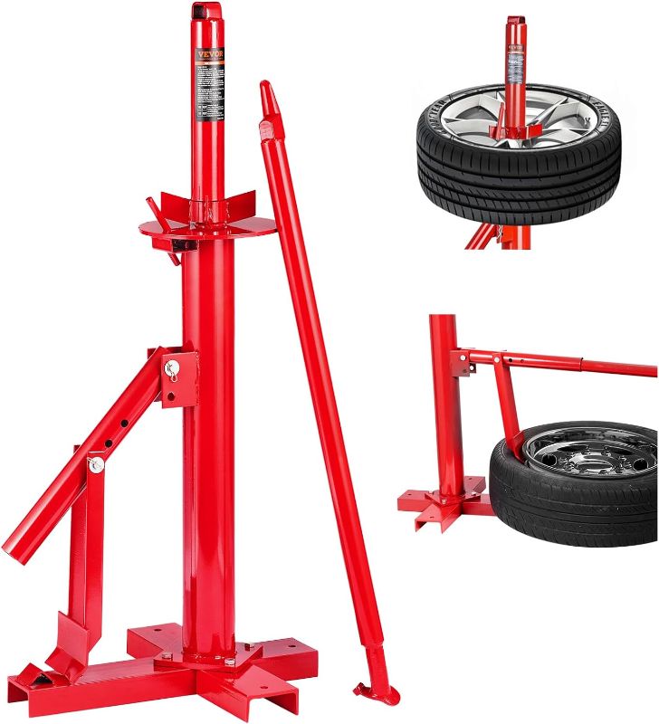Photo 1 of VEVOR Manual Tire Changer, Portable Hand Bead Breaker Mounting Tool for 8" to 16" Tires, Compatible with Car Truck Trailer, Tire Mounting Machine for Home Garage Small Auto Shop
