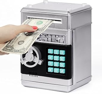 Photo 1 of Limited-time deal: Refasy Piggy Bank Cash Coin Can ATM Bank Electronic Coin Money Bank for Kids-Hot Gift 
