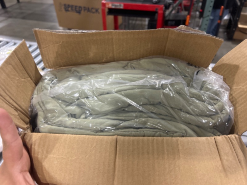 Photo 1 of WRENSONGE Sage Green Queen Comforter Set, 7 Pieces Soft Microfiber Comforters Queen Size with Fitted Sheet, Flat Sheet, 2 Pillow Shams, and 2 Pillowcases- Warm Bedding Sets Queen for All Season Sage Green 7Pcs-Queen(90"*90")