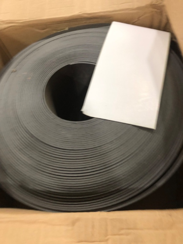 Photo 2 of Black Plastic Garden Landscape Edging, 5” Tall Border Coil, Flexible and Strengthened with Anti-UV Treatment (100ft with 30pcs Stakes)