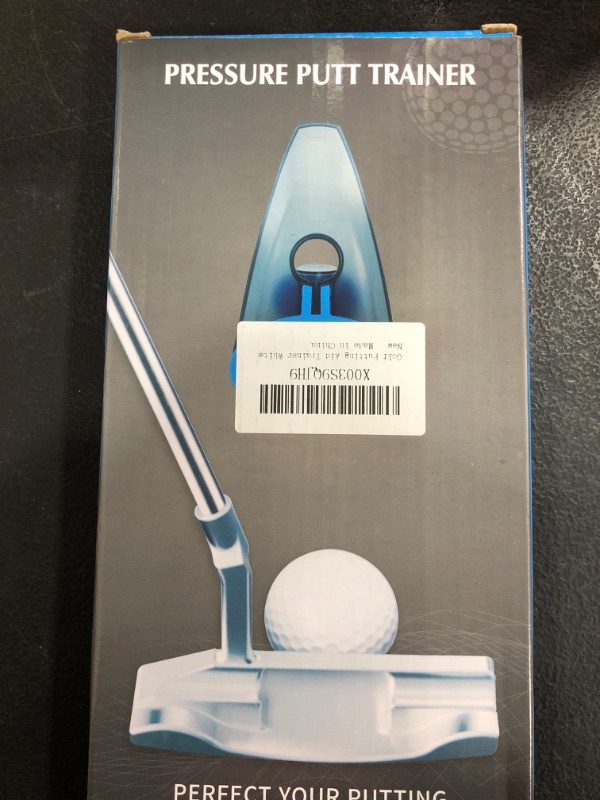 Photo 1 of Master The Perfect Putting Stroke with Putting Trainer - Take Your Golf Technique to New Heights, Putting Trainer Blind Box - Exclusive for Clubs Golf Training Aid White