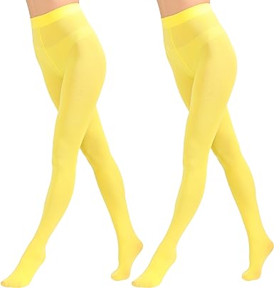 Photo 1 of Paralinda 2 Pairs Women's Solid Color Tights 80D, Soft Opaque Microfiber Tights
