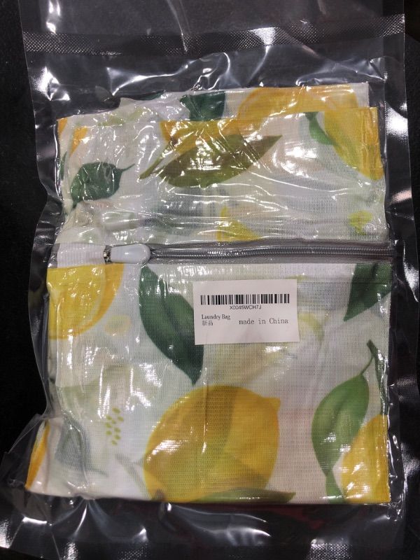 Photo 2 of  Lemon Pattern Laundry Bag Set