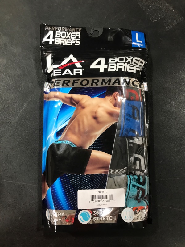 Photo 1 of L.A. Gear 4 Pack Performance Boxer Briefs-LARGE