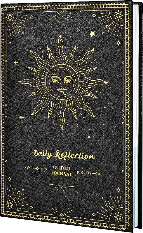 Photo 1 of Daily Reflection Guided Journal - Guided Journal a Day, Daily Journal for More Happiness, Mindfulness, Productivity & Reflection, Daily Reflection Guided Journal for Women & Men, 13" ×21", Hardcover