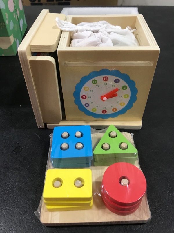Photo 1 of Wooden Montessori Baby Cube