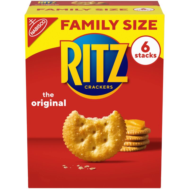 Photo 1 of RITZ Original Crackers, Family Size, 20.5 oz Original Flavor 1.28 Pound (Pack of 2) - EXP 10/28/2024