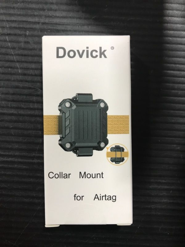 Photo 2 of Dovick- Waterproof Airtag Keychain Holder Case,Screw Full Cover Compatible with Apple Air Tag Tracker Key Ring (Black 1Pack)