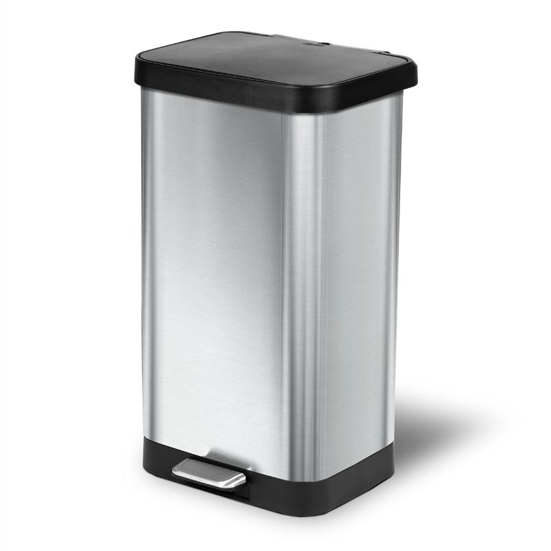 Photo 1 of STAINLESS STEEL STEP LID TRASH CAN