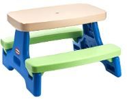 Photo 1 of Little Tikes Easy Store Jr. Kid Picnic Play Table & Fish 'n Splash Water Table Play Table + Splash Water Table