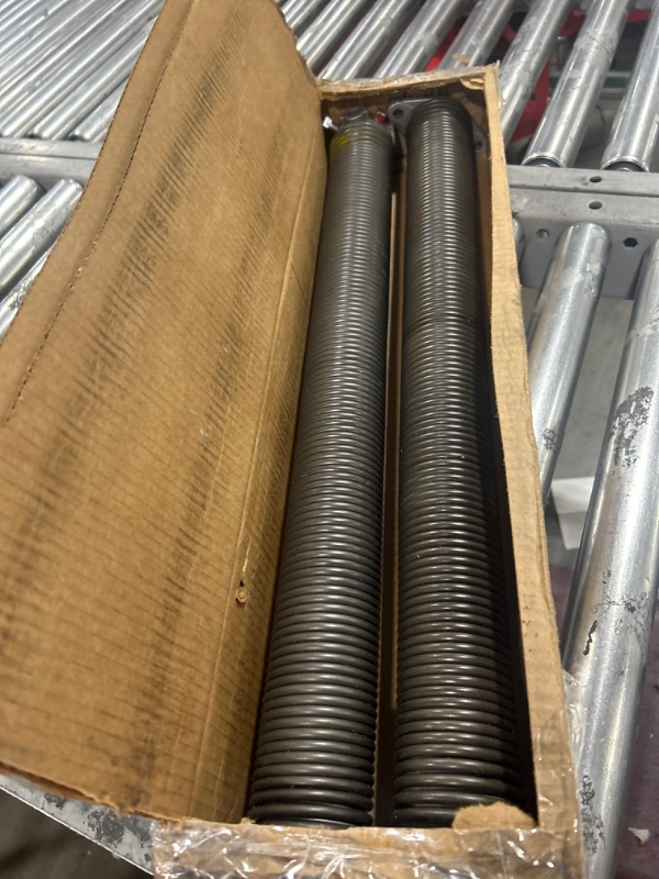 Photo 2 of DURA-LIFT .207 x 2" x 25" Torsion Garage Springs (Yellow, Left & Right Wound) with 18" Torsion Spring Winding Rod (2-Pack)