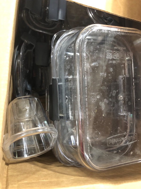 Photo 2 of Rubbermaid Brilliance Storage Plastic Lids | BPA Free, Leak Proof Food Container, Clear, 24-Piece 24-Piece Set Plastic Lids