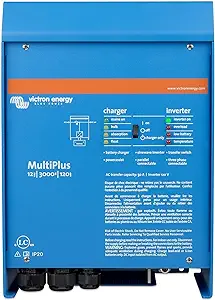 Photo 1 of Victron Energy MultiPlus 3000VA 12-Volt 120V AC Pure Sine Wave Inverter and 120 amp Battery Charger, 50 amp Transfer Switch 12V - 3000 VA