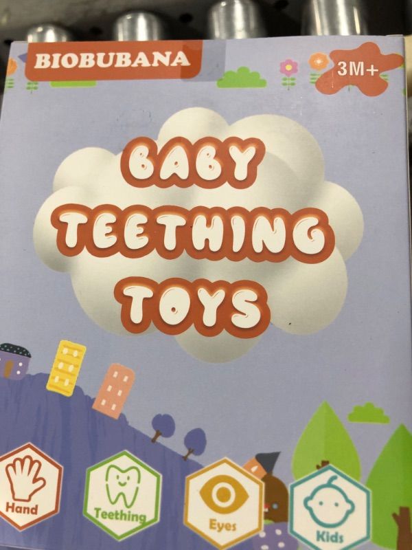 Photo 1 of 2 PCS Baby Teething Toys, Baby Teethers Set for 0-6, 3-6 Months & 6-12 Months, Remote Control Shape Teether, Duck Shape Teether, Baby Chew Toys Set, Baby Essentials, Infant Toys, Gift for Mum-to-Be 2 PCS Remote Control Teethers Set